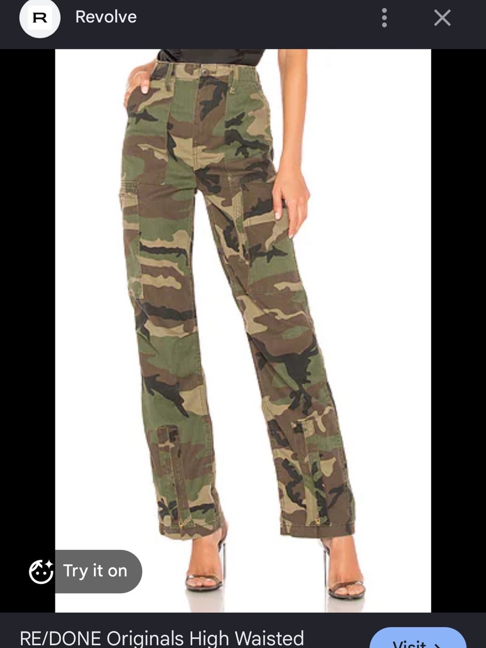 re/done originals camo pants